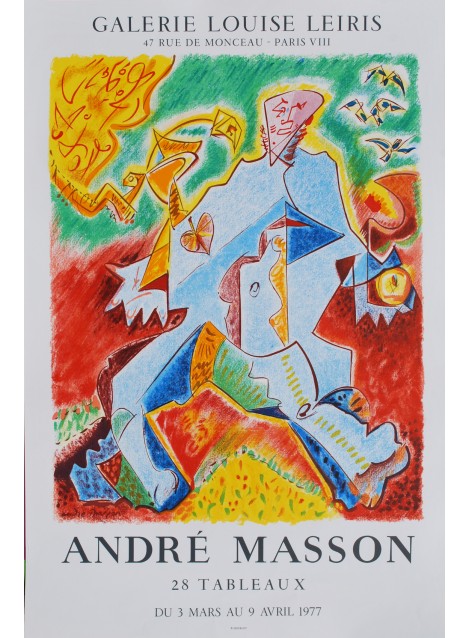 André Masson. Galeirie Louise Leiris. 28 tableaux. 1977.