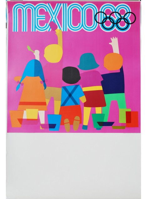 Lance Wyman. Mexico 68. Enfance. 1968.