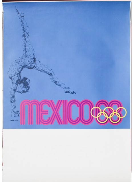 Lance Wyman. Mexico 68. Gymnastique. 1968.