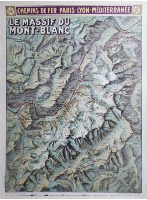 Louis Trinquier-Trianon. Le Massif du Mont-Blanc. 1925.