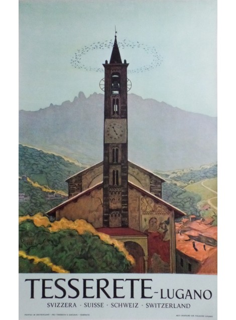 Luigi Rossi. Tesserete - Lugano. Vers 1950.
