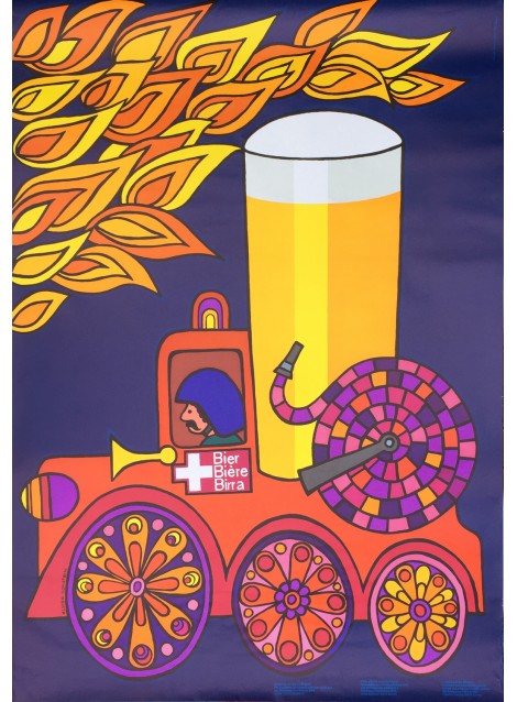 Elvira Vomstein. Bier Bière Birra. 1970.