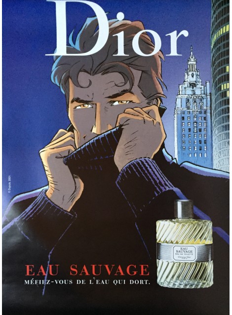 Philippe Franck. Dior, Eau sauvage, Largo Winch. 2001.