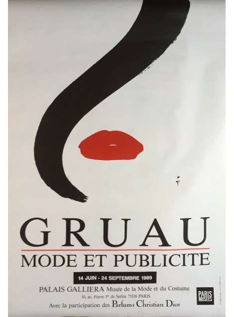 René Gruau. Gruau, Mode et publicité. 1989.